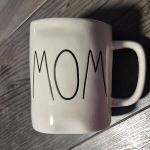 Rae Dunn MOM Coffee Mug White Ceramic Artisan Collection by Magenta Farmhouse